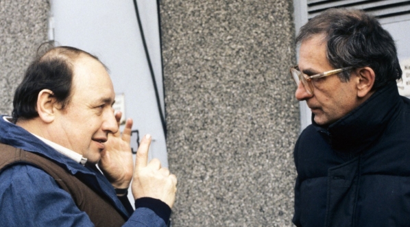  Na planie filmu Krzysztofa Kieślowskiego "Krótki film o zabijaniu" z 1987 roku.  