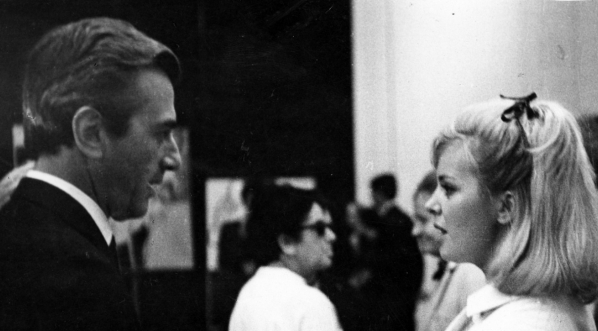  Andrzej Łapicki i Barbara Kwiatkowska.  