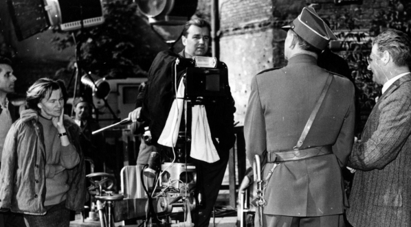  Na planie filmu Ewy i Czesława Petelskich "Don Gabriel" z 1966 roku.  