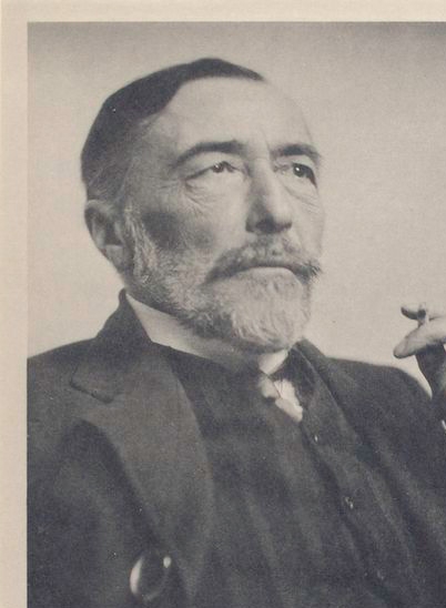  Joseph Conrad in 1916.  