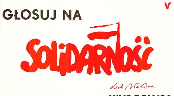  Plakat wyborczy z 1989 r. (źródło: www.archiwum.zam.pl)  