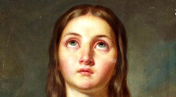  " Popiersie młodej kobiety - Najświętsza Panna" Antoniego Murzynowskiego.  