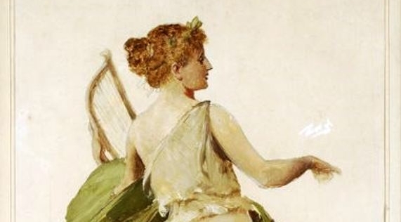  "Alegoria muzyki" Henryka Siemiradzkiego.  