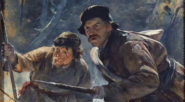  "Oszczepnicy" Juliana Fałata.  