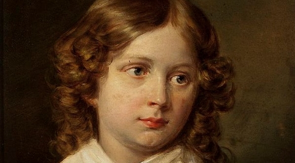  "Portret piszącego dziecka" Jana Nepomucena Głowackiego.  