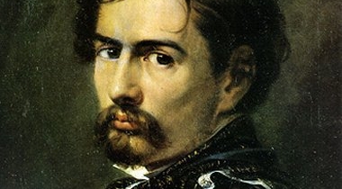  Autoportret Bolesława Michała Rusieckiego z 1852 roku.  