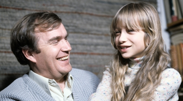  Mieczysław Kalenik z córką Magdaleną.  