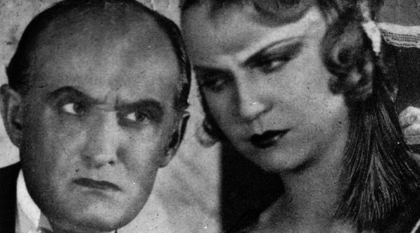  Wiktor Biegański i Maria Bogda w filmie Michała Waszyńskiego "Bezimienni bohaterowie" z 1932 roku.  