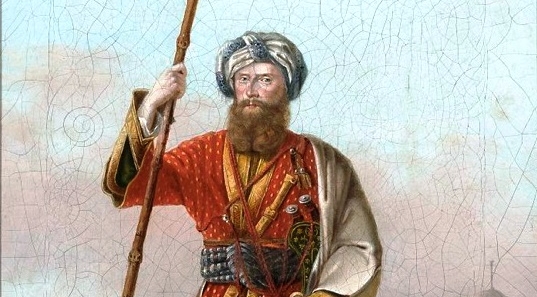  "Portret Wacława Rzewuskiego, zwanego emirem" Kazimierza Żwana.  