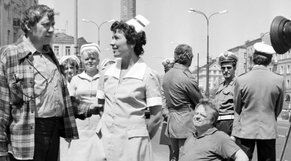  Realizacja filmu Stanisława Barei "Co mi zrobisz jak mnie złapiesz" z 1978 roku.  