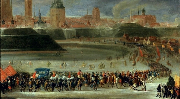  "Wjazd królowej Marii Ludwiki Gonzagi do Gdańska, 11 lutego 1646 " Bartholomausa  Milwitza.  
