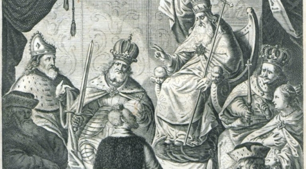  Jerzy Ossoliński przed papieżem Urbanem VIII.  
