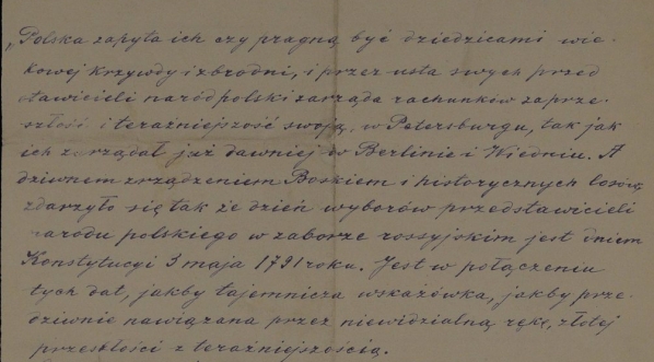  Mowa pożegnalna Józefa Ostrowskiego cz. II (1906 r.)  