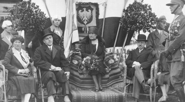  Wizyta Michaliny Mościckiej w Warszawskim Klubie Wioślarek, lata 1927-1930.  