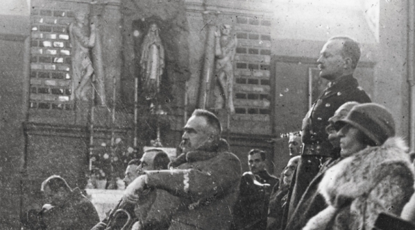  Wizyta Marszałka Polski Józefa Piłsudskiego u książąt Radziwiłłów w Nieświeżu w październiku 1926 roku. (3)  