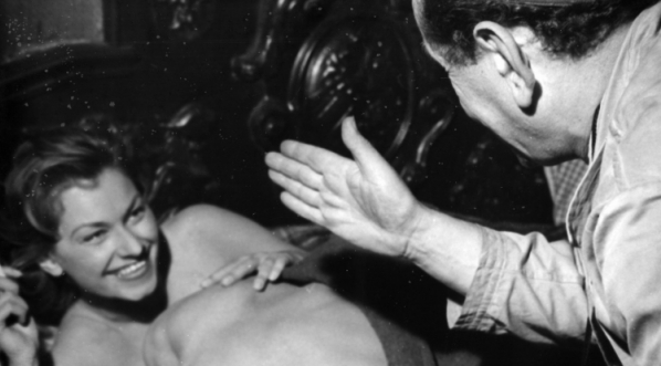  Na planie filmu Bohdana Poręby "Daleka jest droga" z 1963 roku.  