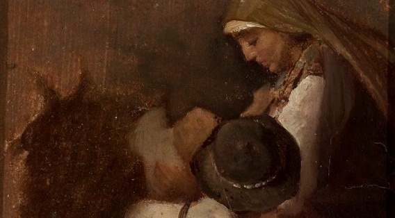  "Święta rodzina w drodze do Egiptu" Aleksandra Kotsisa.  