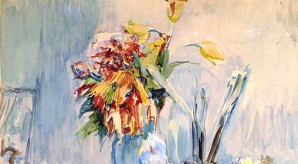  "Martwa natura z kwiatem "korona cesarska"" Stanisława Wyspiańskiego.  