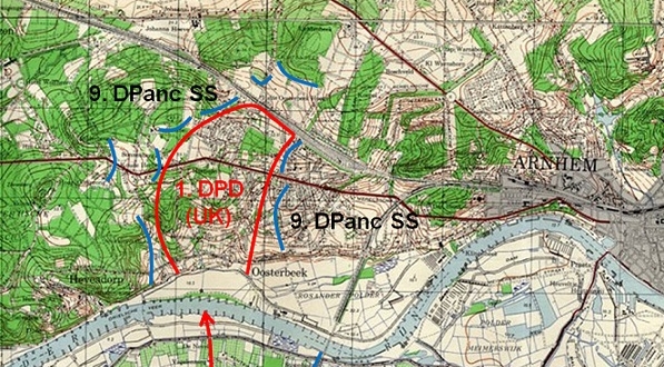  Działania w rejonie Arnhem, Driel 21–26 września 1944 roku.  