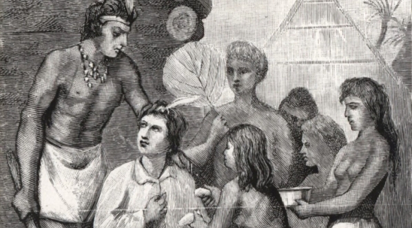  "Przygody Johna Jacksona.  Wnet mnóstwo kobiet i dzieci otoczyło mię wkoło." Wojciecha Gersona.  