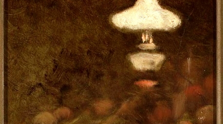  "Owoce i lampa naftowa"  Władysława Aleksandra Maleckiego.  