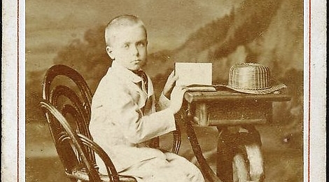  Portret Stanisława Wyspiańskiego w wieku 8 lat.  