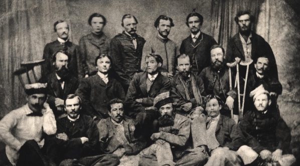  Grupa uczestników powstania styczniowego, 1863 rok.  