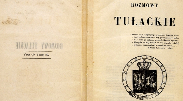  "Rozmowy tułackie" Teodora Morawskiego.  