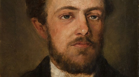  "Portret malarza Waleriana Krycińskiego" Maurycego Gottlieba.  