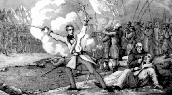  "Edward Dembowski w czasie powstania krakowskiego w 1846 roku".  