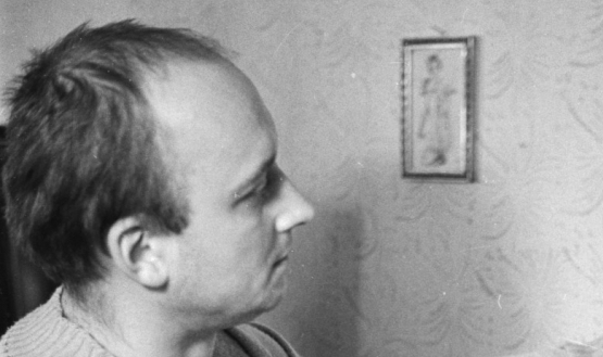  Grzegorz Królikiewicz i Irena Ładosiówna w czasie realizacji filmu "na wylot" w 1972 roku.  