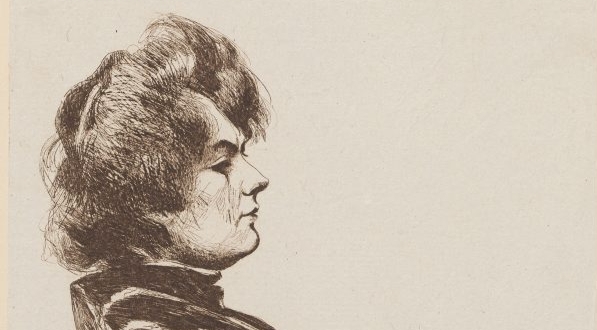  "Studium (portret Natalii Siennickiej)" Leona Wyczółkowskiego.  