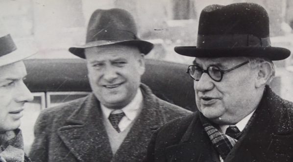  Wizyta ministra spraw zagranicznych Wielkiej Brytanii Ernesta Bevina w Warszawie w 1950 roku.  