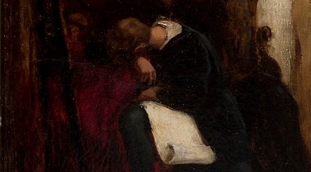  "Walka z szatanem" Artura Grottgera.  