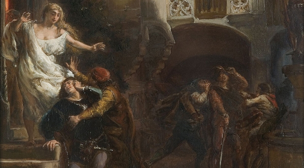  "Nocne przygody Jana Olbrachta i Kallimacha" Jana Matejki.  