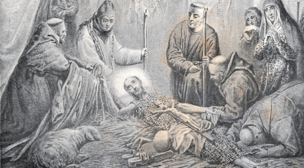  "Śmierć św. Franciszka" Adriana Głębockiego.  