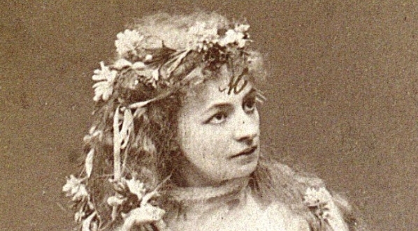  Helena Modrzejewska jako Ofelia w "Hamlecie" Szekspira.  