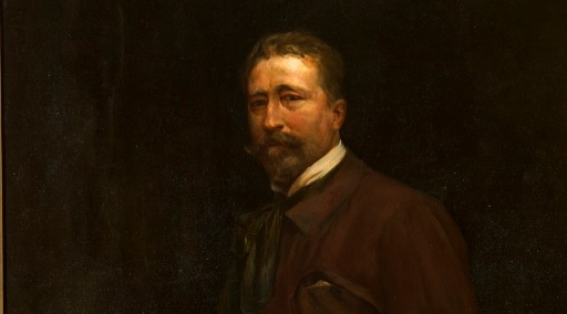  "Autoportret z paletą" Alfreda Kowalskiego Wierusza.  