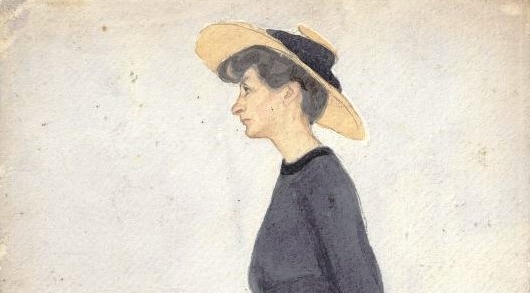  "Portret żony artysty nad morzem" Jana Rembowskiego.  