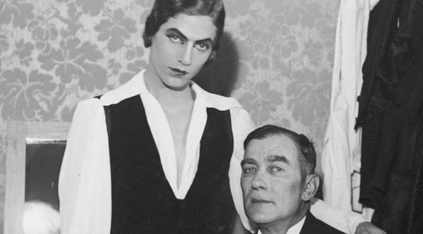  Francuski tancerz Serge Lifar podczas pobytu w Warszawie w 1935 roku.  