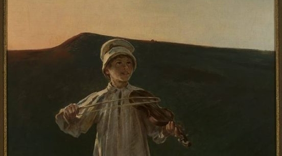  "Pastuszek grający na skrzypcach" Witold Pruszkowskiego.  