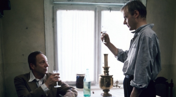  Jerzy Kamas i Andrzej Precigs w filmie Tadeusz Kijańskiego "Dzień Wisły"  z 1980 roku.  