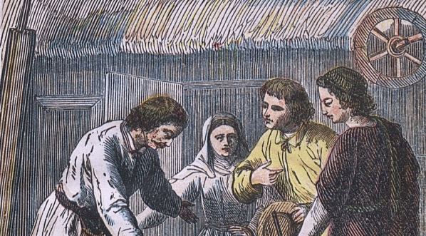  "Aniołowie odwiedzają Piasta".  