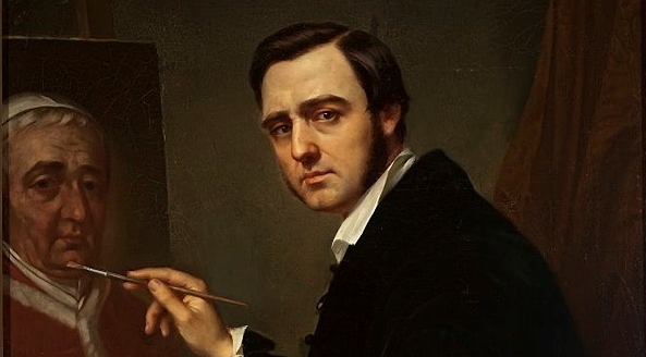  "Portret własny" Ksawerego Jana Kaniewskiego.  