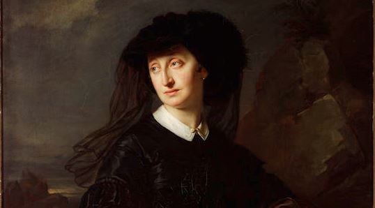  "Portret Julii z Hoeggenstallerów Simmlerowej, żony artysty" Józefa Simmlera.  