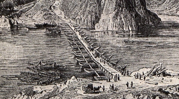  "Most łyżwowy na Indzie" z "Gieografja malownicza : z wrażeń podróżników. 5, Azja" Wacława Nałkowskiego.  