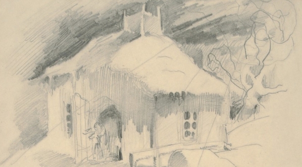  Cyprian Kamil Norwid "Domek wiejski w zimie" (ok. 1873 r.)  