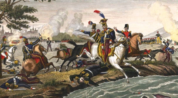  "Śmierć księcia Józefa Poniatowskiego" Antonio Verico.  