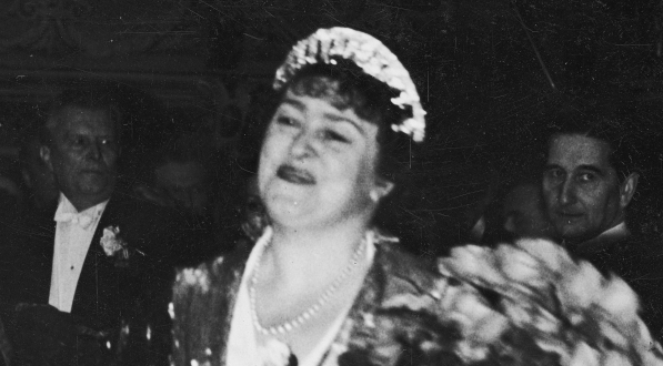  Jubileusz 30 lecia pracy scenicznej Lucyny Messal w sali Filharmonii Warszawskiej, 15.05.1939 r.  