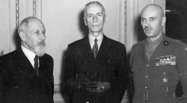  Spotkanie u prezydenta Władysława Raczkiewicza z udziałem premiera Tomasza Arciszewskiego, Londyn 17.03.1946 r.  